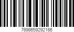 Código de barras (EAN, GTIN, SKU, ISBN): '7898659292166'
