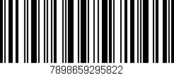 Código de barras (EAN, GTIN, SKU, ISBN): '7898659295822'
