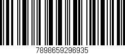 Código de barras (EAN, GTIN, SKU, ISBN): '7898659296935'
