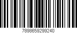 Código de barras (EAN, GTIN, SKU, ISBN): '7898659299240'