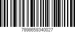 Código de barras (EAN, GTIN, SKU, ISBN): '7898659340027'
