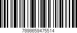 Código de barras (EAN, GTIN, SKU, ISBN): '7898659475514'