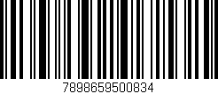 Código de barras (EAN, GTIN, SKU, ISBN): '7898659500834'