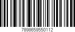 Código de barras (EAN, GTIN, SKU, ISBN): '7898659550112'