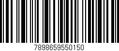 Código de barras (EAN, GTIN, SKU, ISBN): '7898659550150'