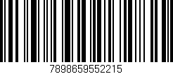 Código de barras (EAN, GTIN, SKU, ISBN): '7898659552215'