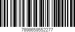 Código de barras (EAN, GTIN, SKU, ISBN): '7898659552277'
