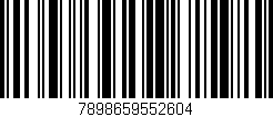 Código de barras (EAN, GTIN, SKU, ISBN): '7898659552604'