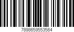 Código de barras (EAN, GTIN, SKU, ISBN): '7898659553564'