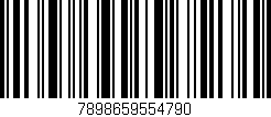Código de barras (EAN, GTIN, SKU, ISBN): '7898659554790'
