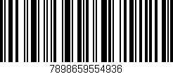 Código de barras (EAN, GTIN, SKU, ISBN): '7898659554936'