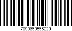 Código de barras (EAN, GTIN, SKU, ISBN): '7898659555223'