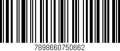 Código de barras (EAN, GTIN, SKU, ISBN): '7898660750662'