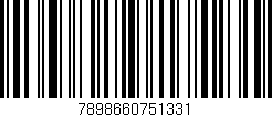 Código de barras (EAN, GTIN, SKU, ISBN): '7898660751331'