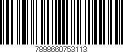 Código de barras (EAN, GTIN, SKU, ISBN): '7898660753113'