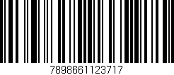 Código de barras (EAN, GTIN, SKU, ISBN): '7898661123717'