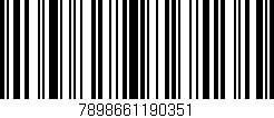 Código de barras (EAN, GTIN, SKU, ISBN): '7898661190351'