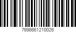 Código de barras (EAN, GTIN, SKU, ISBN): '7898661210028'