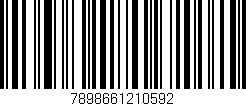 Código de barras (EAN, GTIN, SKU, ISBN): '7898661210592'