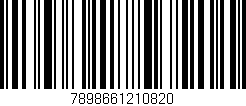 Código de barras (EAN, GTIN, SKU, ISBN): '7898661210820'