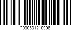 Código de barras (EAN, GTIN, SKU, ISBN): '7898661210936'