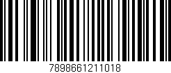 Código de barras (EAN, GTIN, SKU, ISBN): '7898661211018'