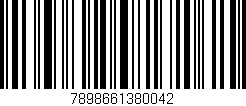 Código de barras (EAN, GTIN, SKU, ISBN): '7898661380042'
