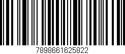 Código de barras (EAN, GTIN, SKU, ISBN): '7898661625822'