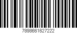 Código de barras (EAN, GTIN, SKU, ISBN): '7898661627222'