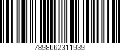 Código de barras (EAN, GTIN, SKU, ISBN): '7898662311939'