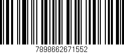 Código de barras (EAN, GTIN, SKU, ISBN): '7898662671552'