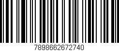 Código de barras (EAN, GTIN, SKU, ISBN): '7898662672740'