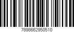 Código de barras (EAN, GTIN, SKU, ISBN): '7898662950510'