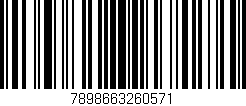 Código de barras (EAN, GTIN, SKU, ISBN): '7898663260571'