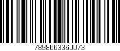 Código de barras (EAN, GTIN, SKU, ISBN): '7898663360073'