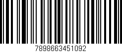 Código de barras (EAN, GTIN, SKU, ISBN): '7898663451092'