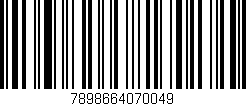 Código de barras (EAN, GTIN, SKU, ISBN): '7898664070049'