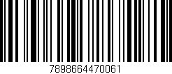 Código de barras (EAN, GTIN, SKU, ISBN): '7898664470061'