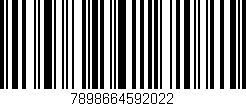 Código de barras (EAN, GTIN, SKU, ISBN): '7898664592022'