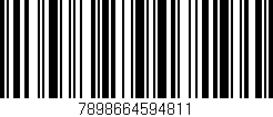 Código de barras (EAN, GTIN, SKU, ISBN): '7898664594811'