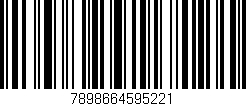 Código de barras (EAN, GTIN, SKU, ISBN): '7898664595221'