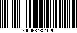 Código de barras (EAN, GTIN, SKU, ISBN): '7898664631028'
