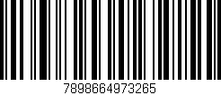 Código de barras (EAN, GTIN, SKU, ISBN): '7898664973265'