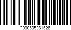 Código de barras (EAN, GTIN, SKU, ISBN): '7898665061626'