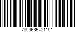 Código de barras (EAN, GTIN, SKU, ISBN): '7898665431191'