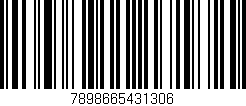 Código de barras (EAN, GTIN, SKU, ISBN): '7898665431306'