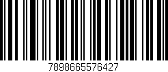 Código de barras (EAN, GTIN, SKU, ISBN): '7898665576427'