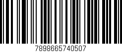 Código de barras (EAN, GTIN, SKU, ISBN): '7898665740507'