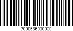 Código de barras (EAN, GTIN, SKU, ISBN): '7898666300038'