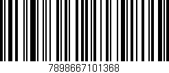 Código de barras (EAN, GTIN, SKU, ISBN): '7898667101368'